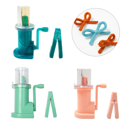 Mini Knitting Mill Machine for Sweater Bracelets Weaving-Green 2