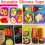 40Pcs Silicone Bakings Cups Reusable Muffins Molds Nonstick 6