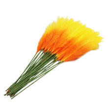 Artificial Pampas Grass Branch for Room Easy-Sunset red