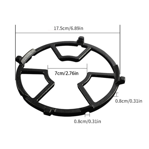 Iron Stove Stand for Even Heating Reliable Pans Support Rings 1