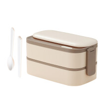 Bento Boxes Adult Microwave Oven Bento Lunch Box-Light Coffee