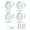 Cartoon Cookie Molds Easters Cookie Cutters Set Cookie Cutters 3