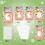 24Pcs Happy Easter Candy Jar Greeting Cards Set with 24Pcs 4