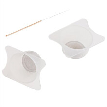 Airbrush filtercup, 2 stuks, speciale verffiltercups voor airbrush met 0,3 mm airbrushnaald.