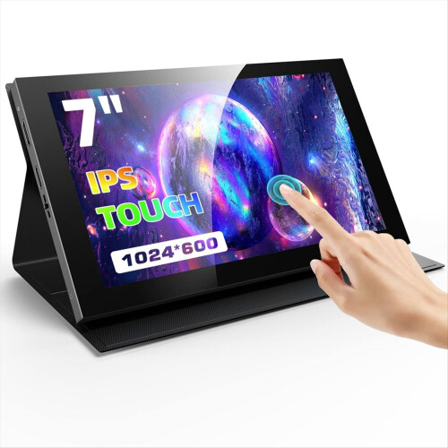 7 Inch IPS Mini -Compatible Universal Touch Screen with Case for 5 4 PC Display Game Console 2
