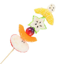 Realistic Simulation Sugar-Coat Haws Artificial Fruit-F