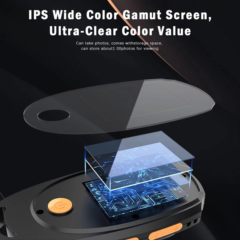 Digital Handheld Microscope 1080P 500X Video Microscope with Magnifying Glass 8LED for Electronics Coins Jewelry Repair