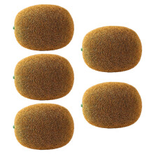 Set van 5 stuks kunstmatige kiwi's schuim fruit model ornament