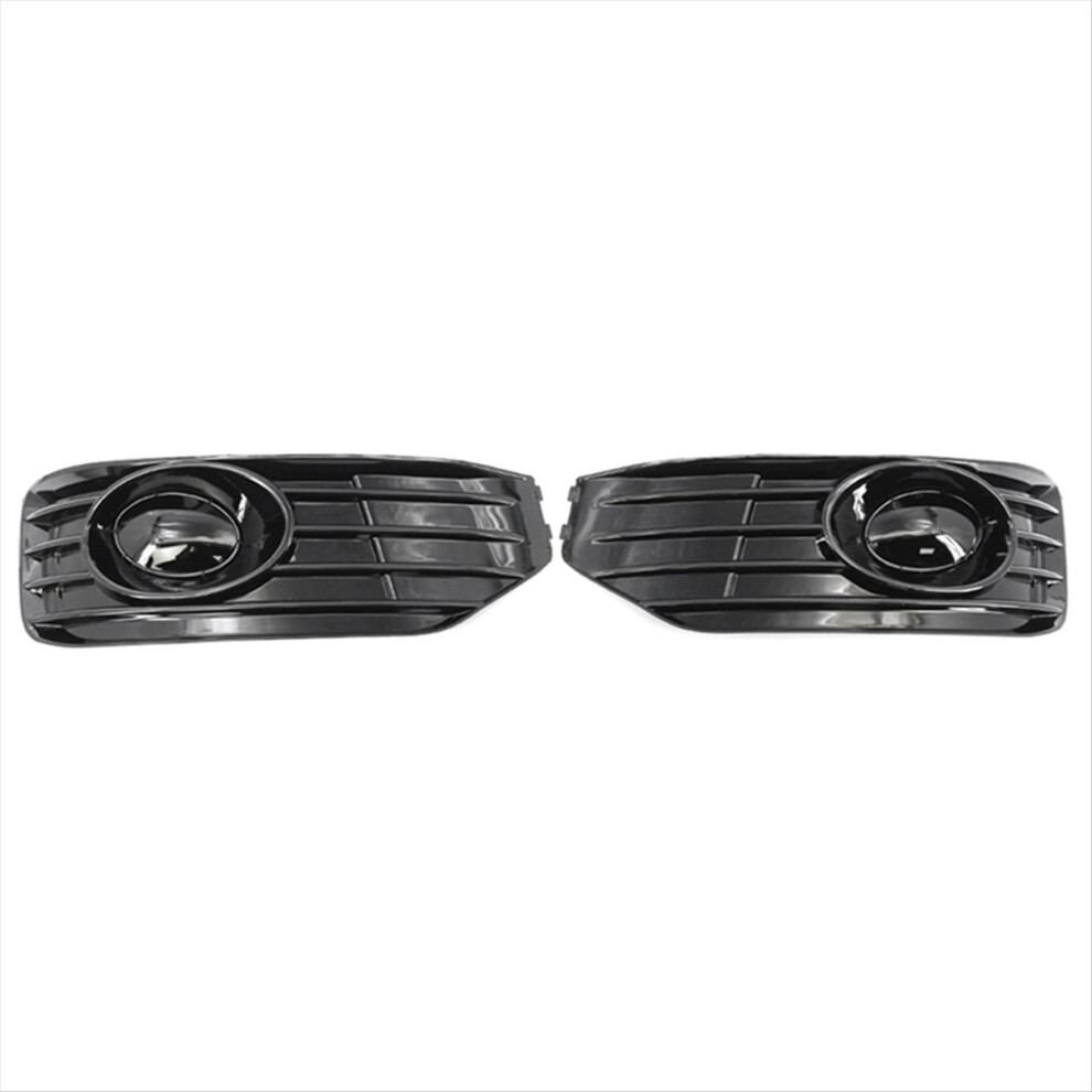 1 Pair Front Bumper Fog Cover Grill For Transporter T5 T5.1 2010-2015 No Hole Light 4851810689871