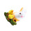 Adorablee Easters Bunnies Figurines-Easter bunny and chi 1