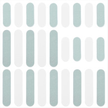 30Pcs Silver Polishing Stick Rectangle Double-Sided Sanding Buffing Bars 0.76x2.3Inch/0.78x3.5Inch for Jewelry Supplies