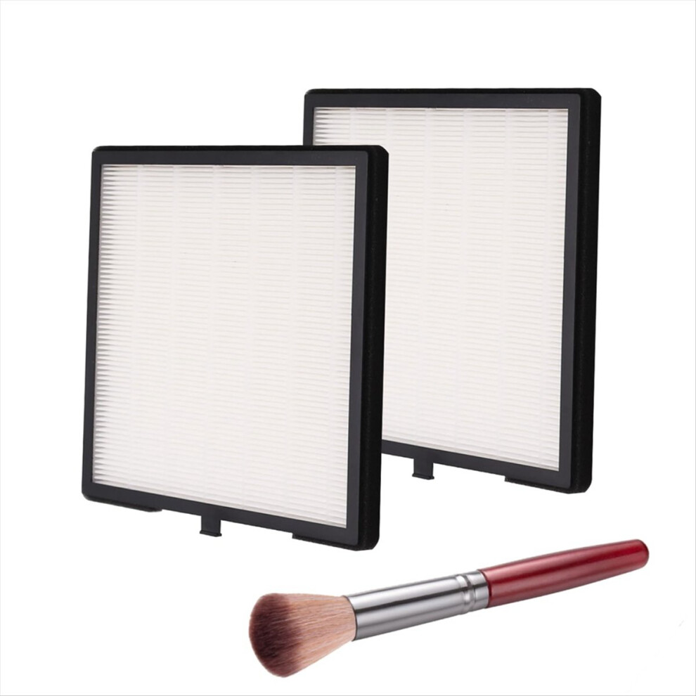 Nail Dust Collector Filters 2 Pcs Nail Dust Suction Collector Replacement Filter with Nail Art Dust Powder Remover Brush