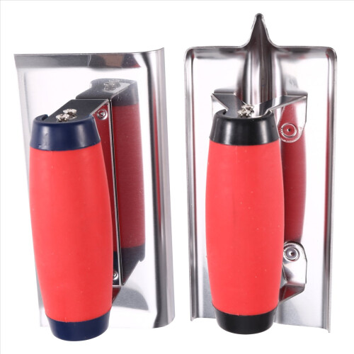 Concrete Tools Include Edger and Groover,Stainless Steel Concrete Finishing Tools - Masonry Hand Tool Set 2