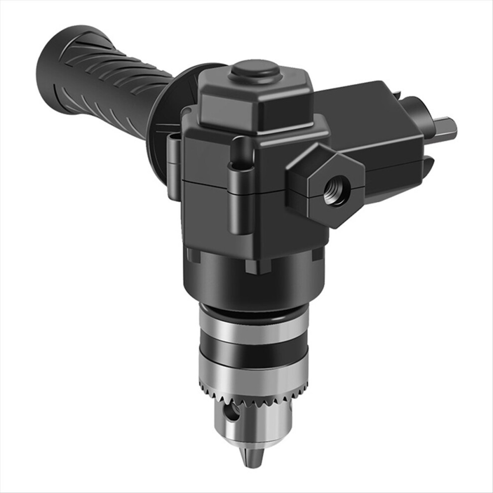 90 Right Angle Drill Adapter - Keyed Chuck Corner Attachment For Tight Space Drilling & Repair 4853277927473