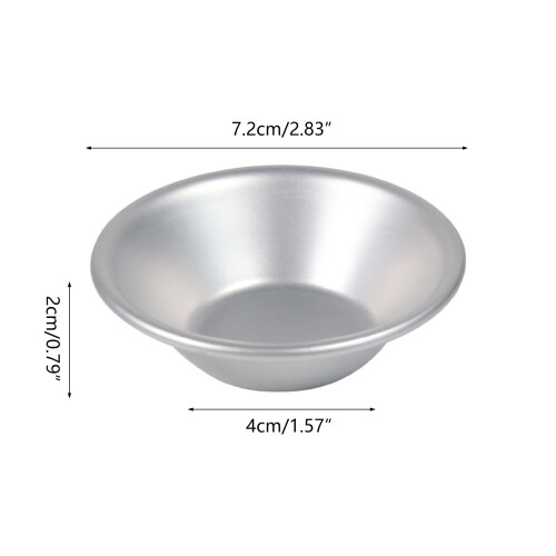 10 Pieces Mini Baking Pans Molds Small Baking Molds Aluminum 2