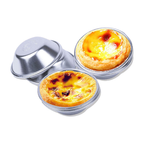 10 Pieces Mini Baking Pans Molds Small Baking Molds Aluminum 1