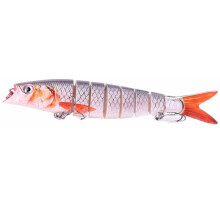 Multi Jointed Swimbait Trout Eel Fishing Lure Minnow Wobbler Hard Plastic Artificial Sinking Fishing Accessories Bait (Color : CC2207)