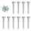 Small Railway Sleeper Brackets 10 Pack-Heavy Duty Sleeper Stakes for Pathway, Garden Raised Bed 1
