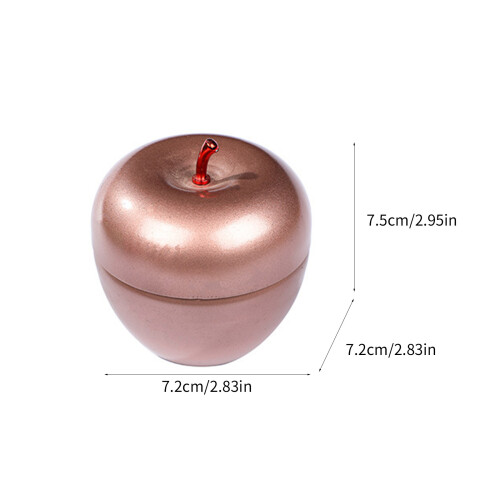Tea Canisters Storage Container Box Fruit Shaped Tinplate Bottle 2