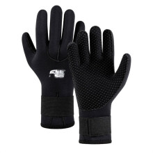 Tauchhandschuhe 3 mm diving gloves, abrasionresistant surf and swim gloves M black