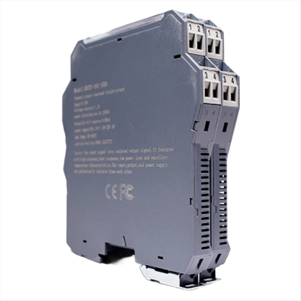 Dc Current Transmitter Intelligent 4-20Ma One Input Two Output Analog Isolation Module Signal Isolator 4853277934648