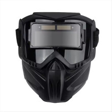 Auto Darkening Welding Glasses Work Face Protector Adjustable Band Impact Welder Mask Face Cover