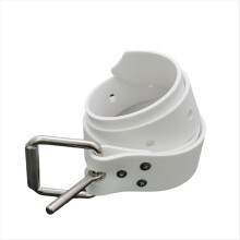 1.5M Adjustable Scuba Diving Weight Belt with 316 Stainless Steel Buckle Load-Bearing Diving Gear Accessories White