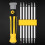 12-in-1 Screwdriver Multibit Screwdriver with Magnetic Bit Holder Includes Flat Head, , Hex,Square, and Y Driver 2