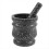3set Pattern Pestle Set Stone Herb Spice Grinder Solid Grinder Cooking Set 2