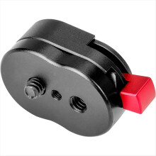 Mini-Schnellwechselplattensystem mit 1/4-Zoll-Schraube für Kamerastative, Einbeinstative, Videomonitore, Blitzschienen und Stabilisatoren