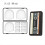 Custodia per schede di gioco per Memory Stick M2/MS Pro Duo da 1000, 2000 e 3000, organizer protettivo retrò 5