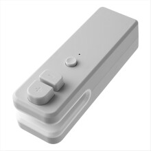 Small Sealing Machine Snacks Laminator Home Use Plastic Bag Food Preservation Vacuum Sealing Grey
