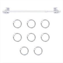 Adjustable Flip Calendar Holder Set 16-28 Inches Flip Calendar Chart Rod Date Cards Holder for Classroom Whiteboard
