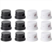 12 Stück magnetische Kabelclips, verstellbar und drehbar, Kabelhalter für unter den Schreibtisch, Kabelklemmen für Homeoffice