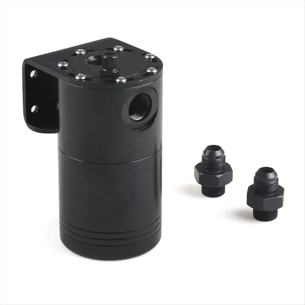 Aluminium Racing Oil Catch Tank/Can Round Can Reservoir Turbo Oil Catch Can / Can Catch Universal With An10 Adapters 4851810691720