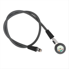 Manometro per immersioni subacquee Manometro luminoso sommergibile con tubo ad alta pressione per regolatore BCD 80 cm