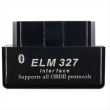 EM327 Bluetooth V2.1 OBD OBD2 CAN-BUS-protocol, geschikt voor Android/pc. Professionele diagnostische scanner V2.1, zwart.