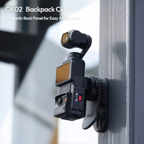 CK02 Magnetic Quick Release Kit Backpack Clip Kit with for Mount with 1/4Inch Thread for Pocket 3 Camera 1