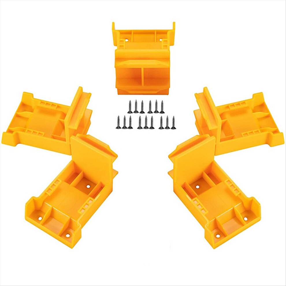 5Pcs 2-In-1 Tool Hanger Dock - Wall-Mounted Battery Holder For 14.4V-20V For 18V Batteries C 4853277930862
