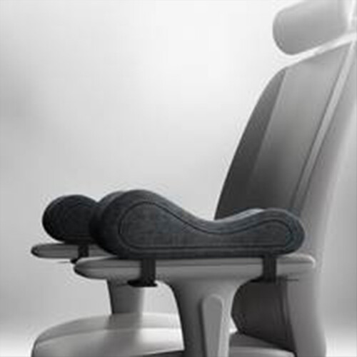 1 paio di cuscinetti per braccioli in memory foam per sedia da computer, per alleviare la pressione sui gomiti e sugli avambracci, per ufficio 2