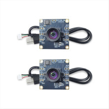 100 graden cameramodule 1MP OV9732 1280x720 USB zonder driver, handmatige scherpstelling met 3 meter kabel voor WinXP/7/8/10 (2 sets)