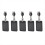 5PCS Work Permit Card Set - Rope Retractable Neck Hanging Document Card Set - Chest Tag Access Control Protective Set 1
