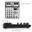 Professionele D-04 4-kanaals 256DSP audiomixer USB studio Bluetooth DJ-console mixer 5