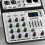 Professionele D-04 4-kanaals 256DSP audiomixer USB studio Bluetooth DJ-console mixer 6