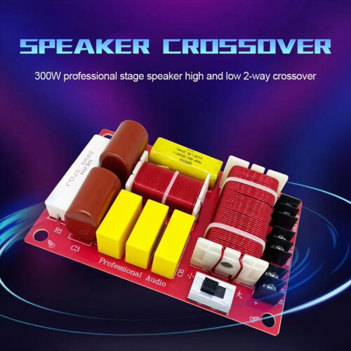 Professional Stage Speaker Divider High and Low Frequency Divider Audio Upgrade High Power Crossover Divider 2