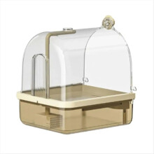 Baignoire automatique intelligente pour perroquet avec plusieurs robinets, idéale pour les perruches et les phénix.