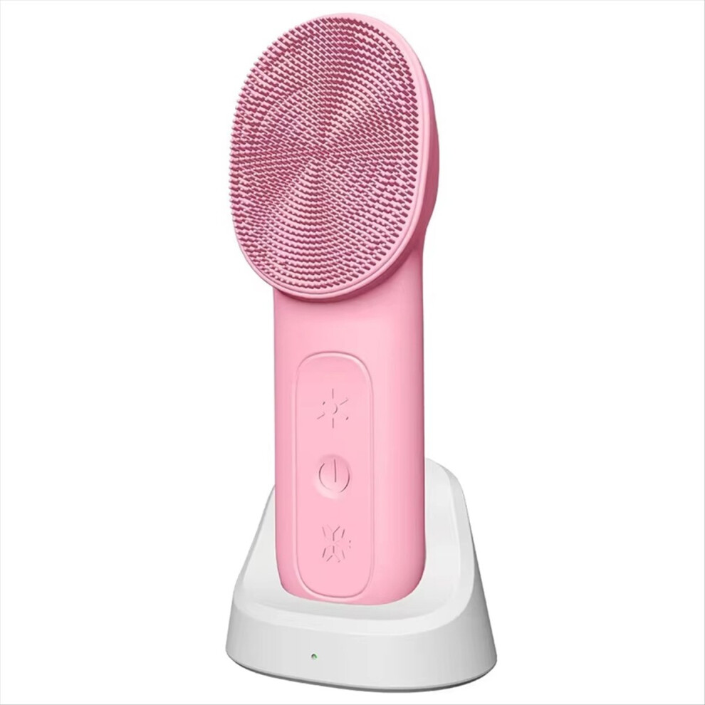 Unisex Waterproof Cleansing Brush With Stand - High Frequency Vibration, Deep Skin Cleanser,Suitable For Cleaning