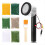 Mini Static Grass Applicator Flocking Kit - 3-5mm,Four Colors 6 Grass ABS Applicators with Non-Slip Handle for DIY Model 1