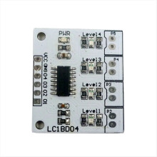 DC 5V 4-cijferige waterniveau-indicatorprintplaat, vloeistofsensorcontrollermodule voor Arduino, aquariumwatertoren (geen pinnen nodig)