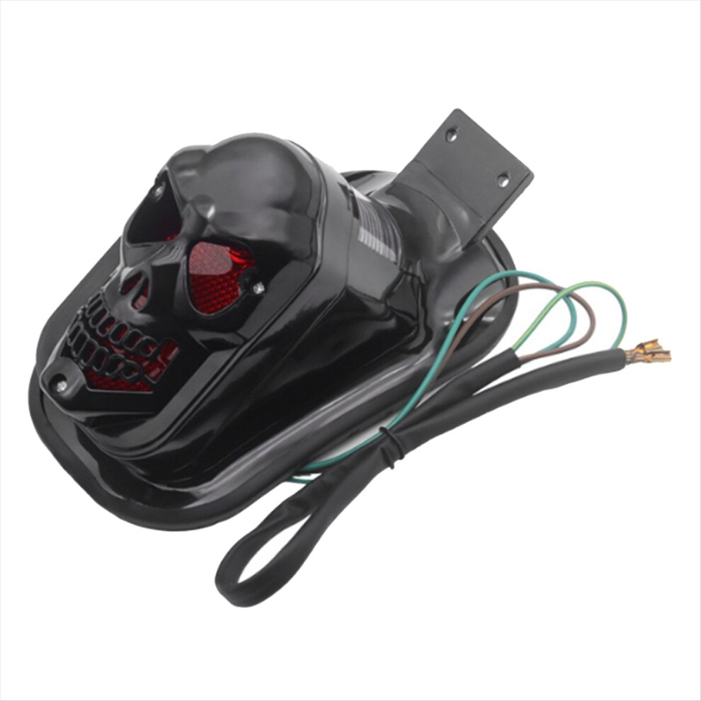 Motorcycle Skull Rear Turn Signal Brake Lamp License Plate Lamp Rear Tail Motorcycle Accessories Light 4851810668753